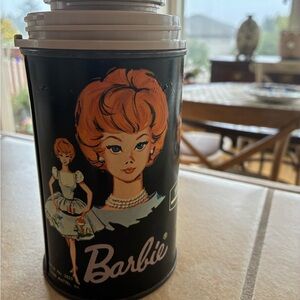 Barbie! 1965 Barbie Thermos made by Thermos brand.